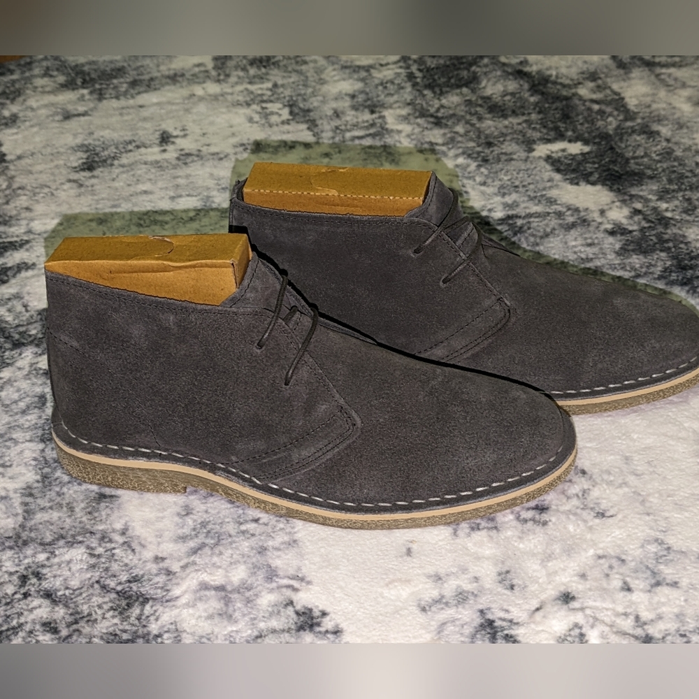 NEW ASOS Desert Boots in Gray Suede